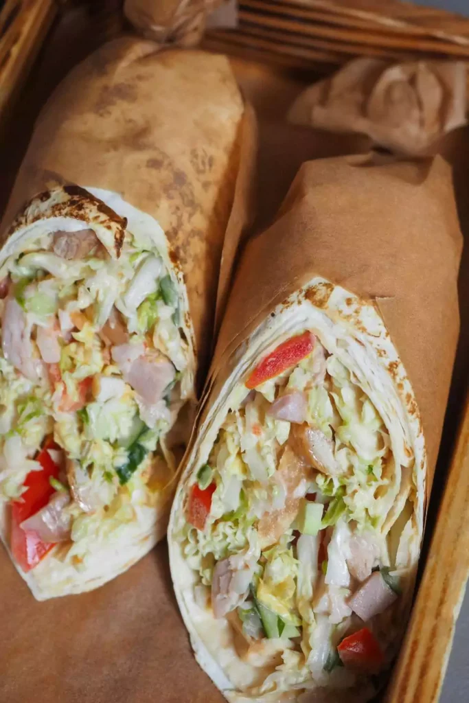 Chicken Caesar Wraps