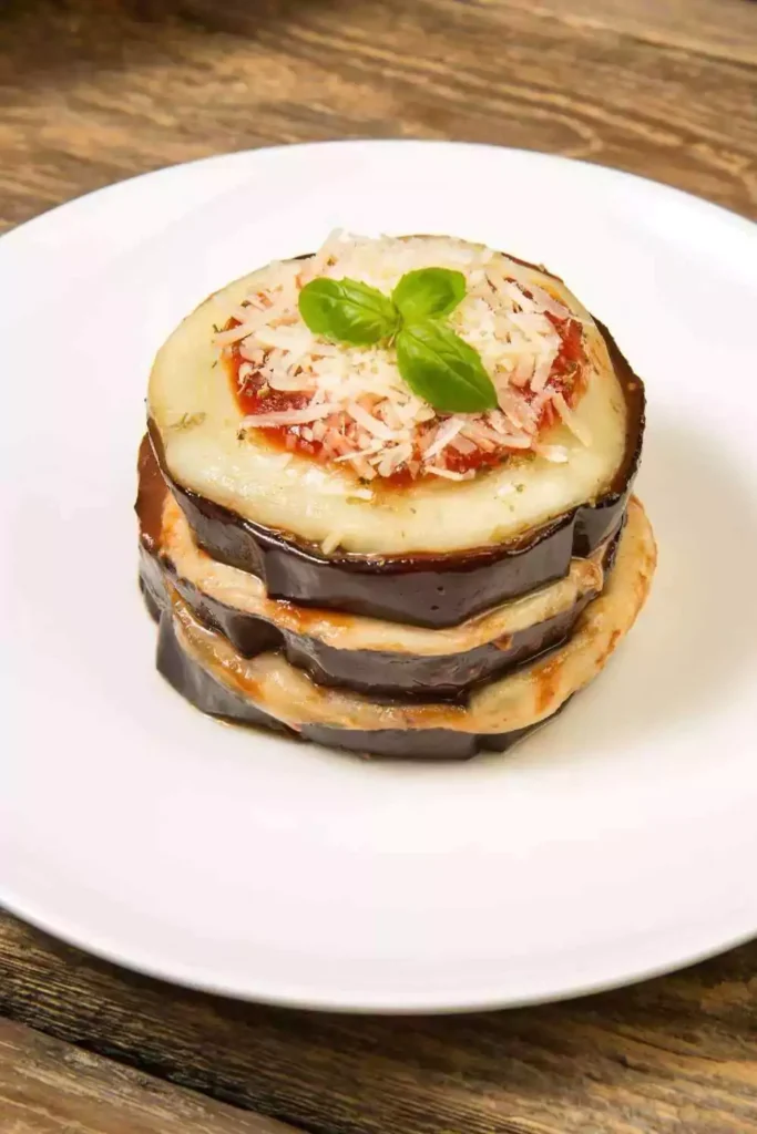  Eggplant Parmesan Stacks