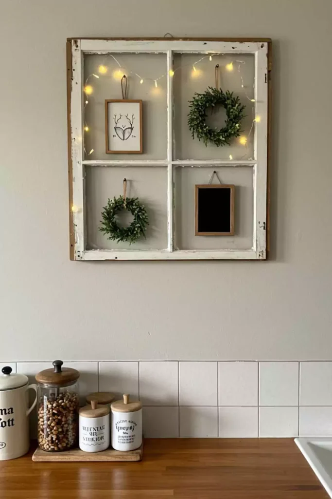 Faux Window Frame Display