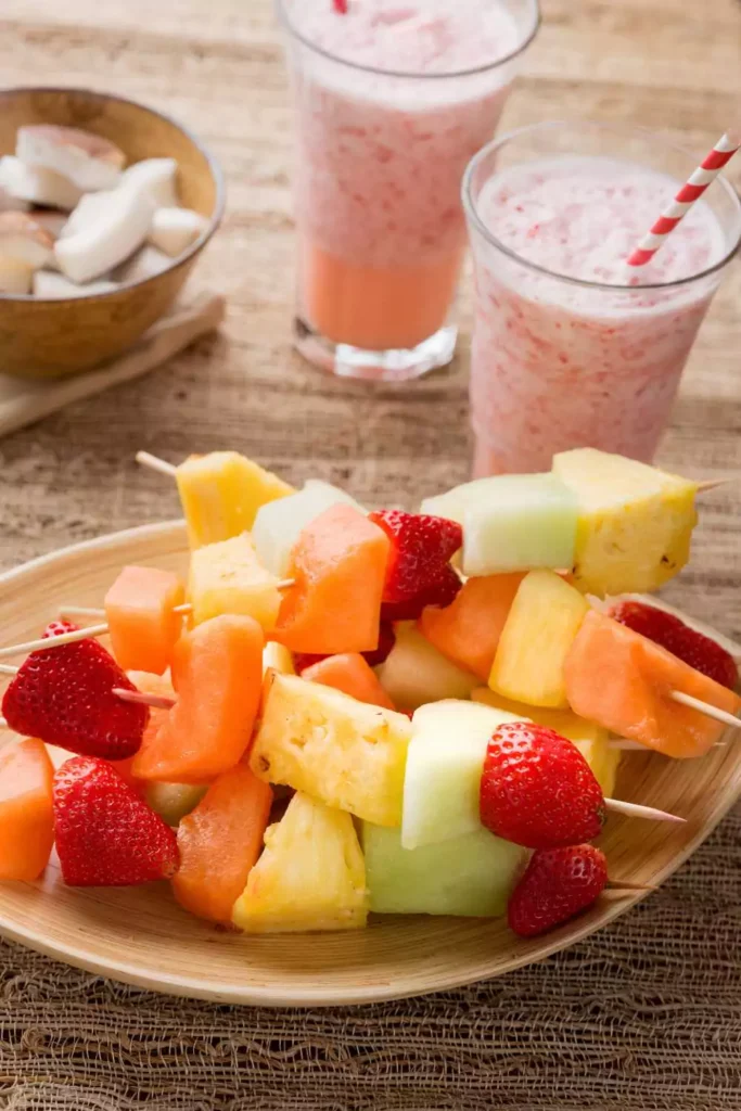 Fruit and Cheese Kabobs