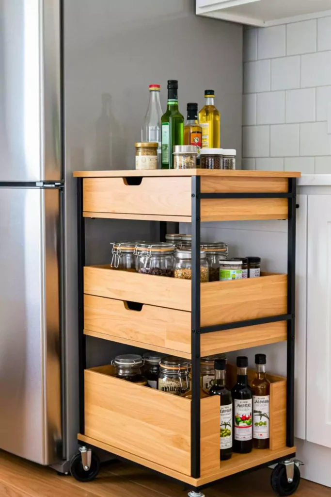 Get a Slim Rolling Cart