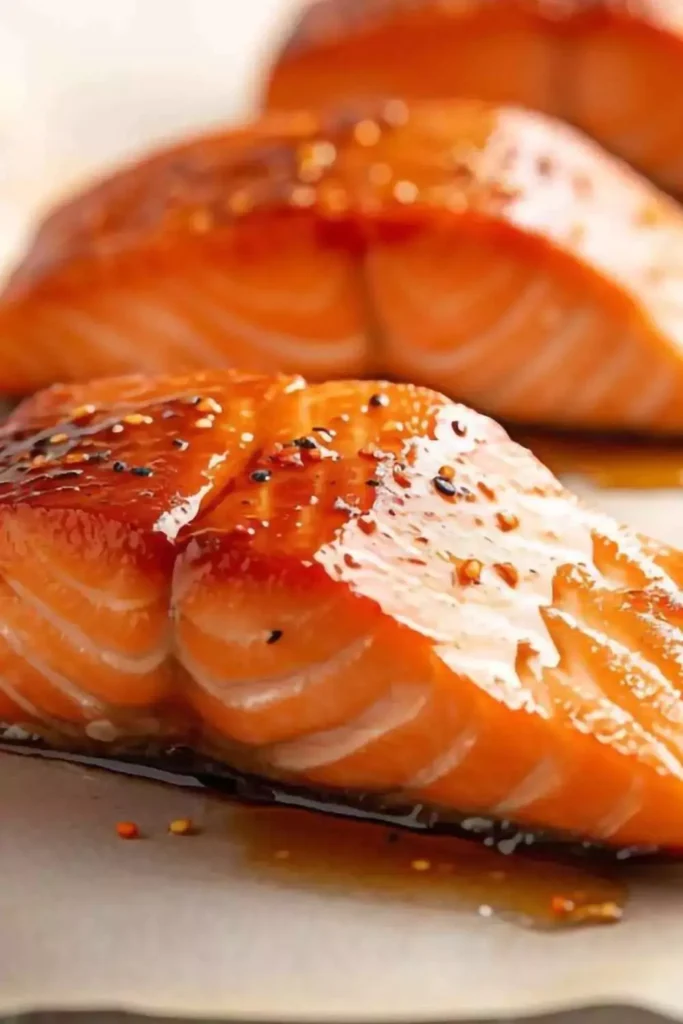 Salmon with Honey Glaze