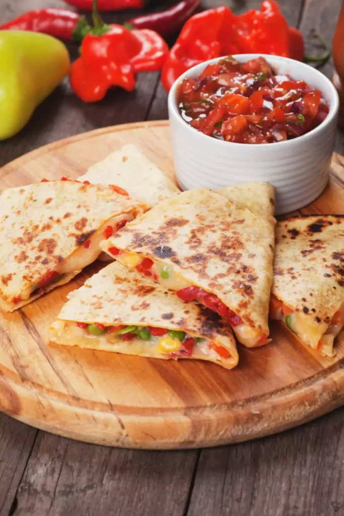 Veggie and Cheese Quesadillas