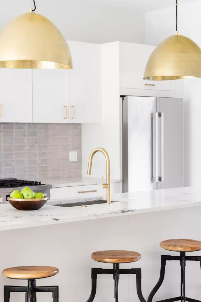 Brushed Gold Fixtures That Bring the Glam