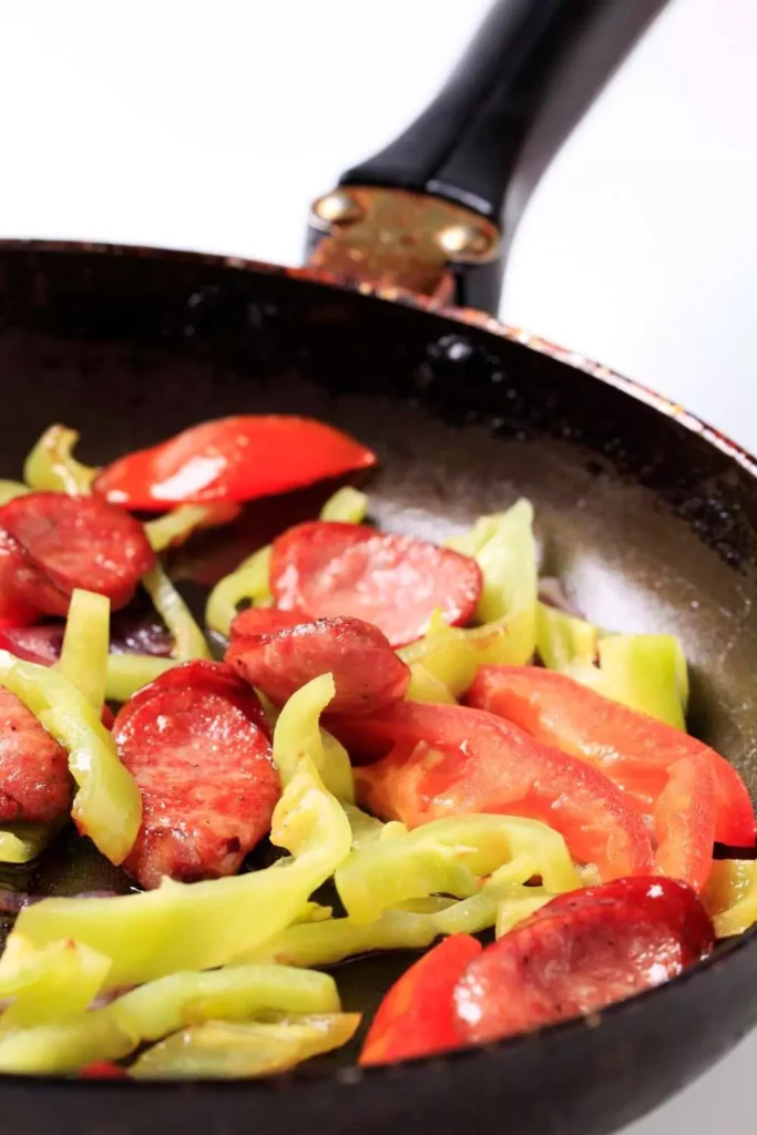 Cabbage and Sausage Stir Fry