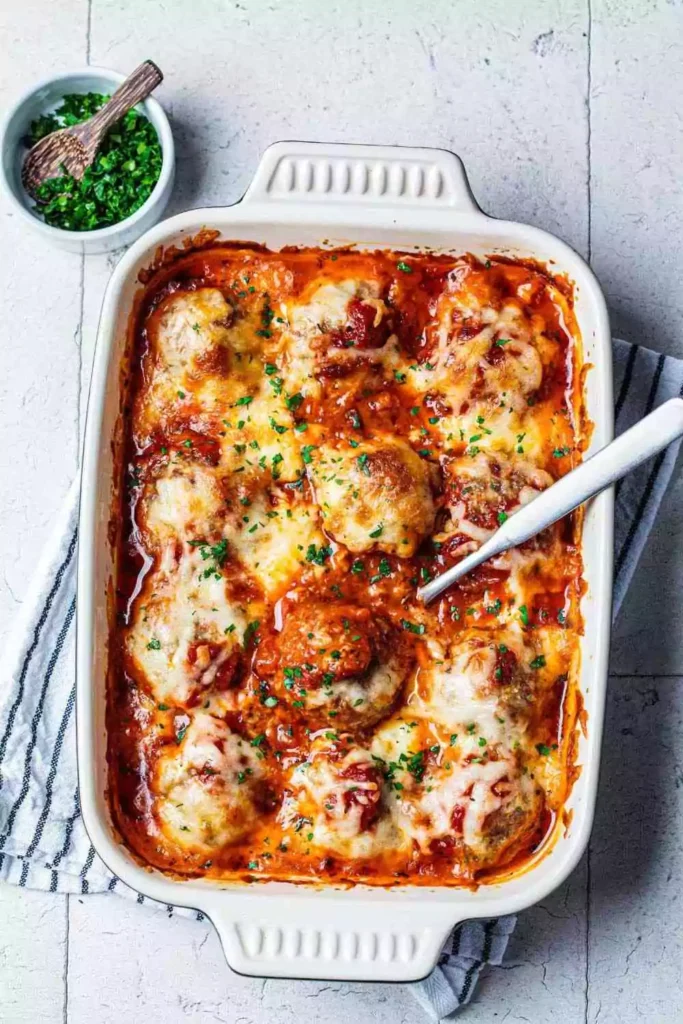 Cheesy Ground Beef and Cauliflower Casserole