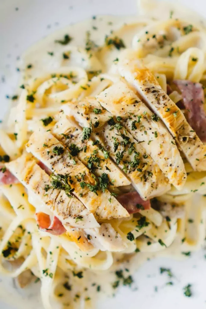 Chicken Zoodle Alfredo