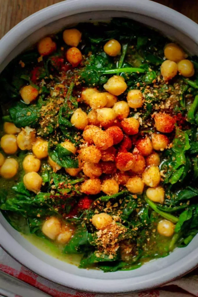 Chickpea and Spinach Sauté