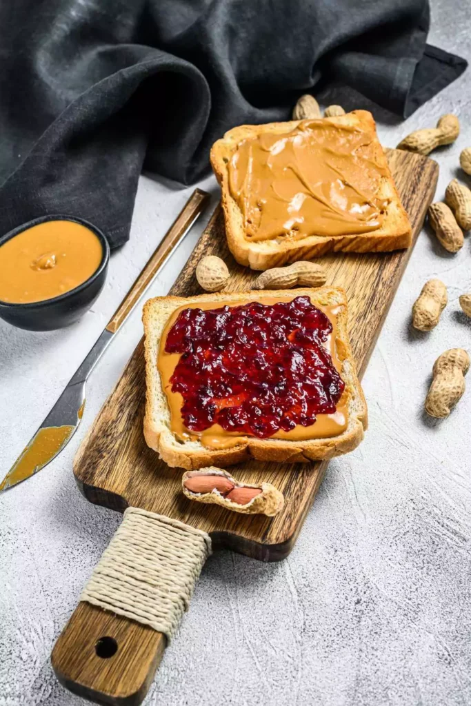 Peanut Butter and Jam Sandwiches