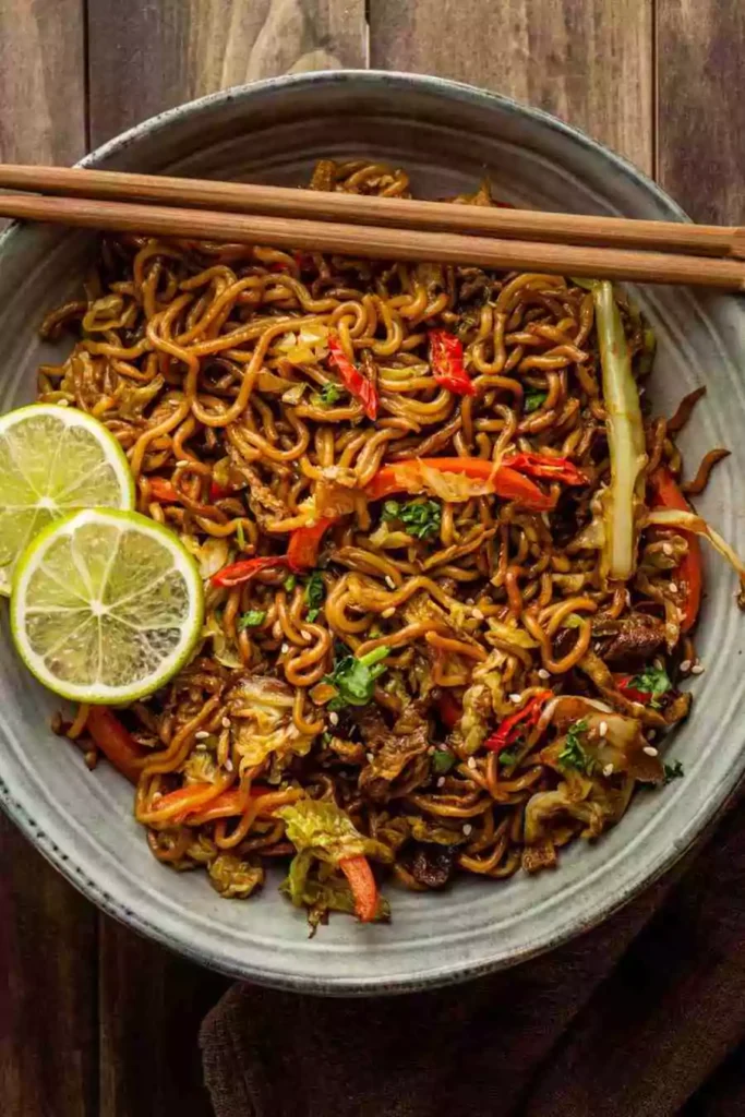 Cold Peanut Noodle Salad