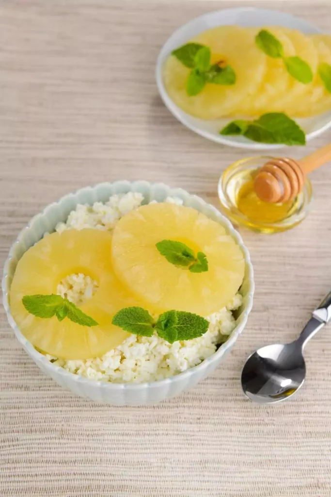 Cottage Cheese and Pineapple Bowl