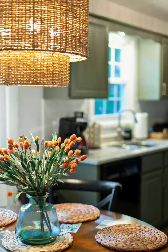 Decorate with Dried Flowers or Pampas Grass