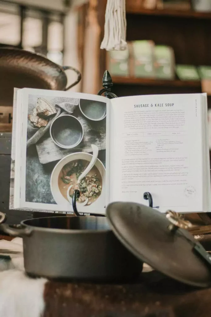 Display a Cookbook or Tablet on a Stand