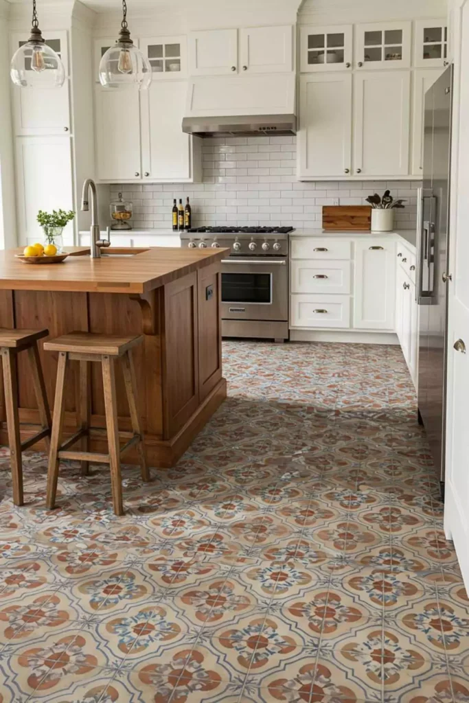Embrace Bold Patterned Tiles