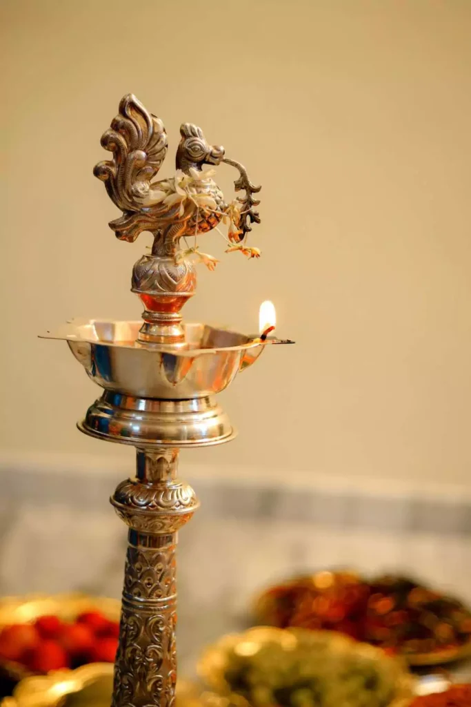 Feature a Pooja Corner or Sacred Element