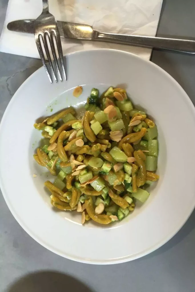 Green Beans with Caramelized Onions & Almonds