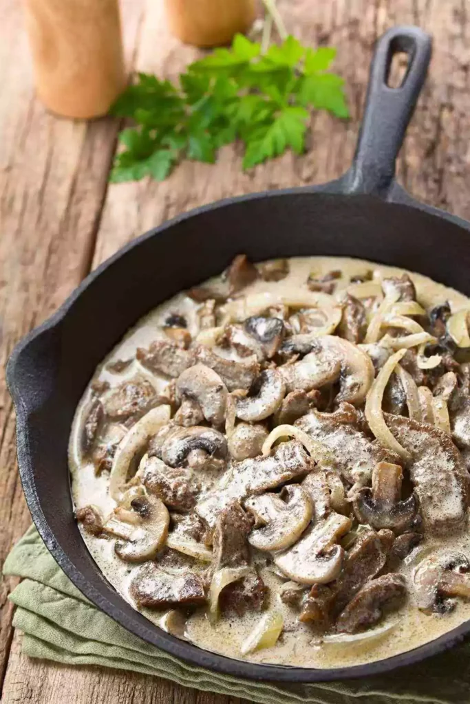 Ground Beef Mushroom Skillet
