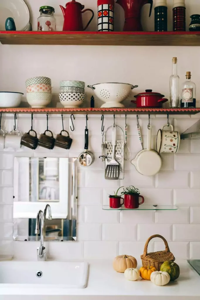 Hang Utensils On a Rail (and Pretend You're in Paris)
