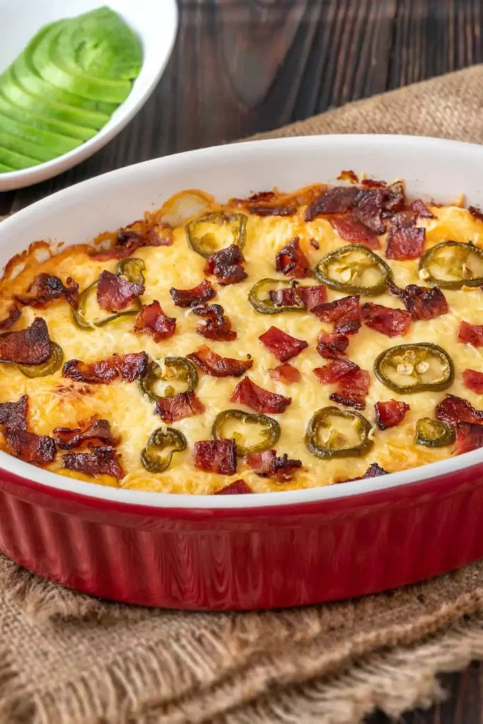 Jalapeño Popper Ground Beef Bake