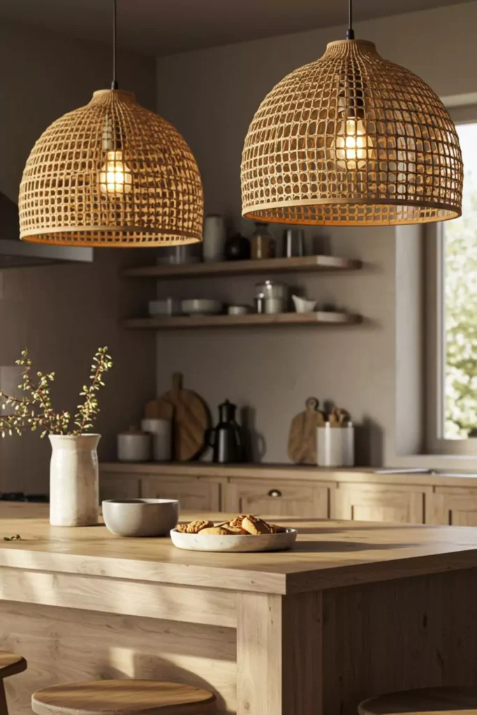 Oversized Rattan Pendants for Warm, Earthy Vibes