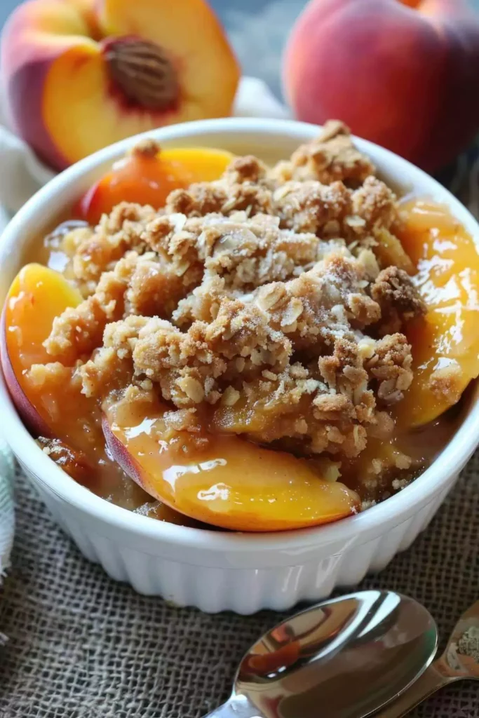  Peach Cobbler Parfait