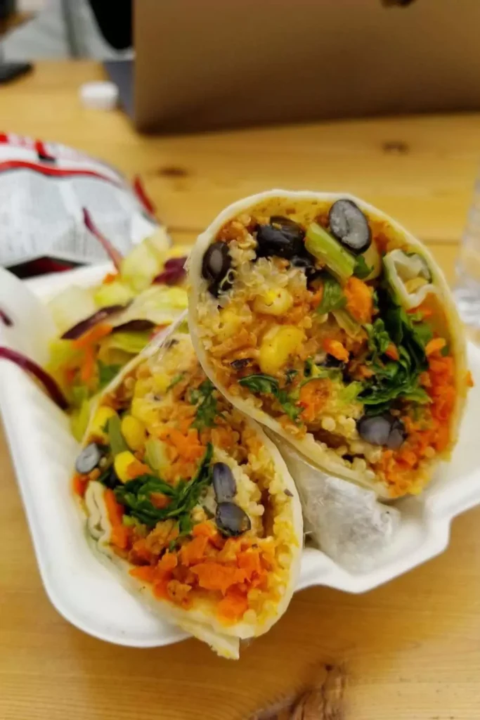 Protein-Packed Veggie Wrap