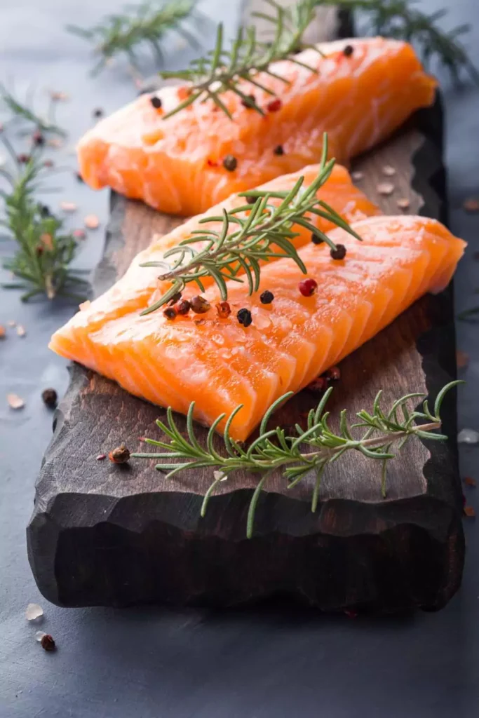 Salmon for good nail health