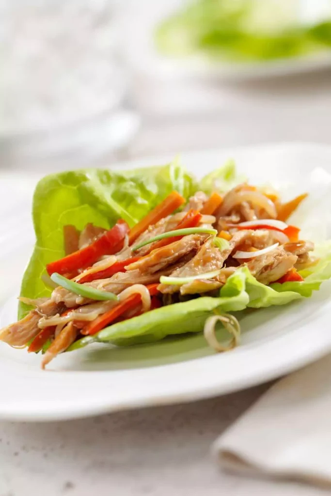 Turkey and Veggie Lettuce Wraps