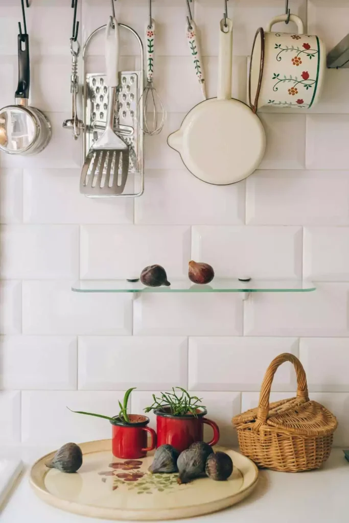 Use Wall Hooks for Mugs or Utensils