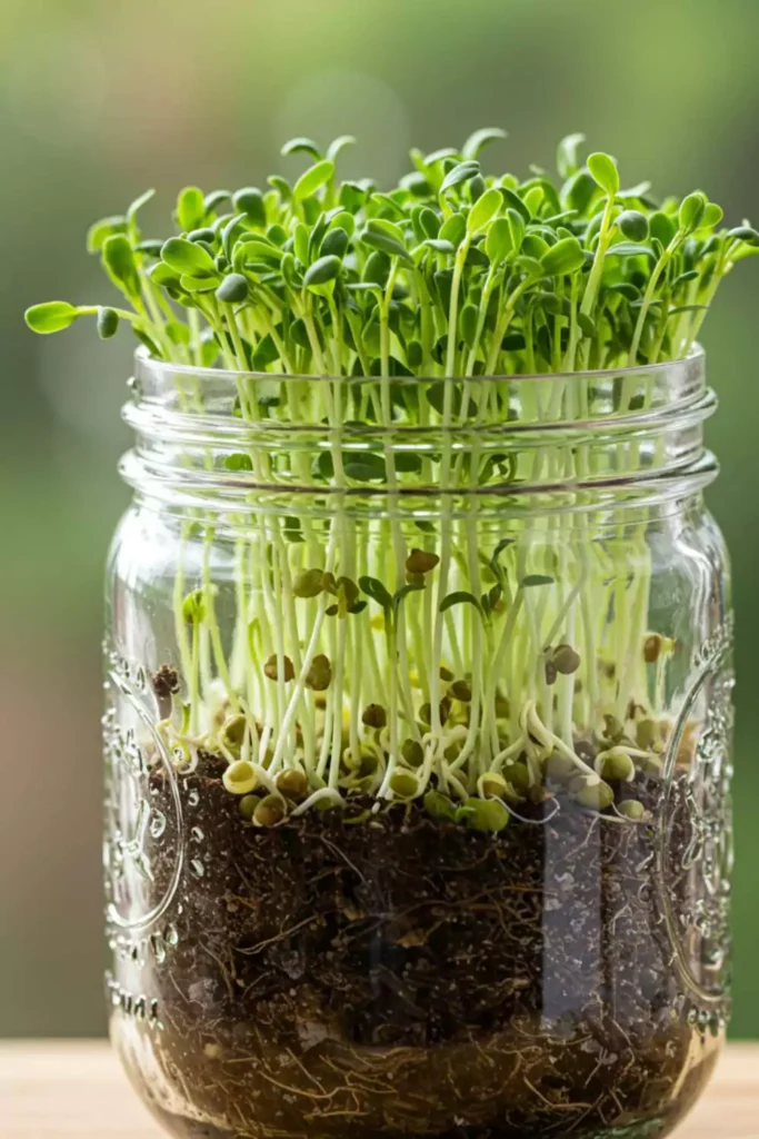 Mason Jar Sprouting Station