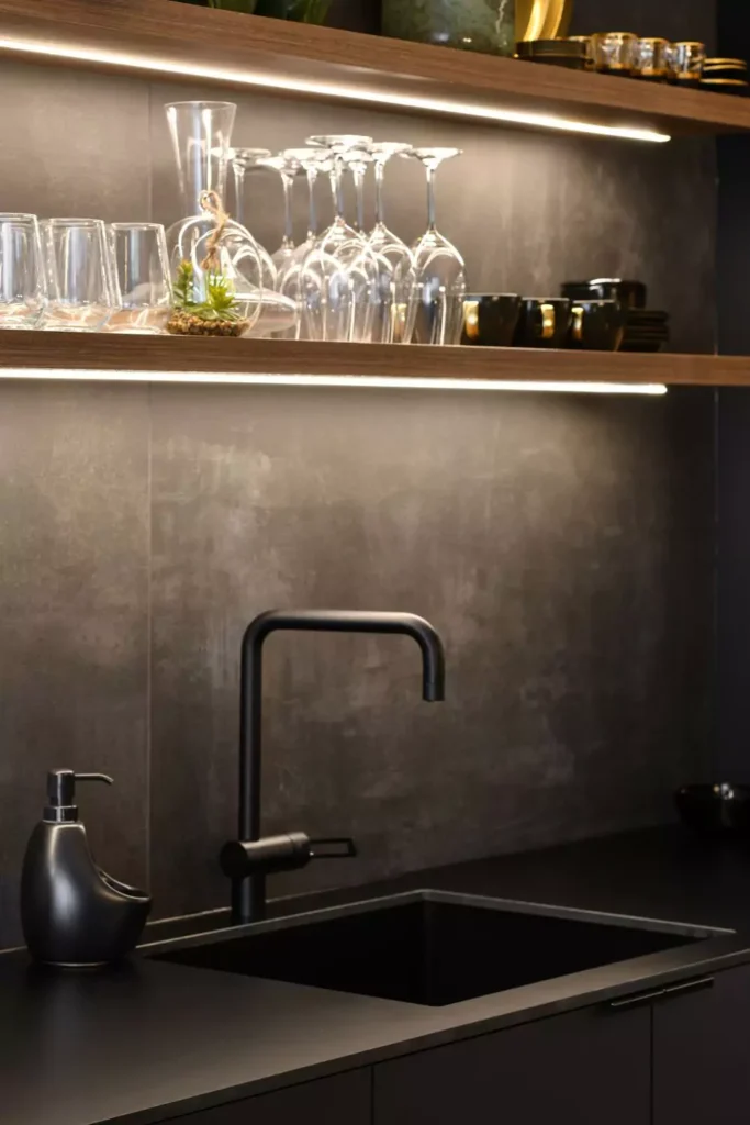 Add Open Shelving for Airiness