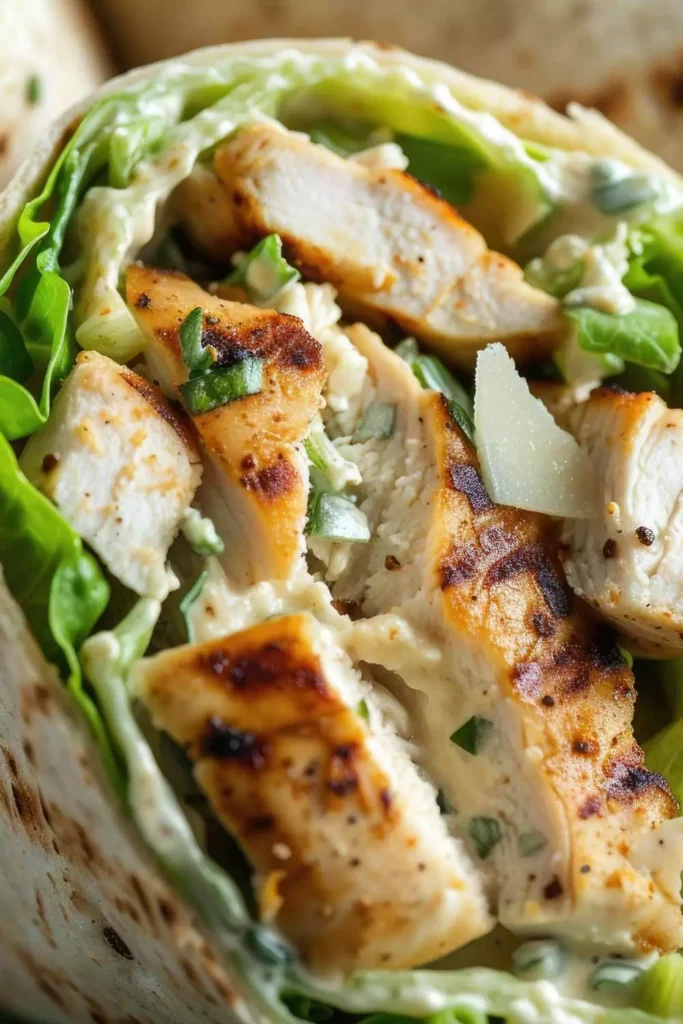 Chicken Caesar Wraps
