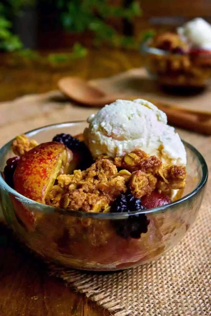 Classic Nectarine Crisp