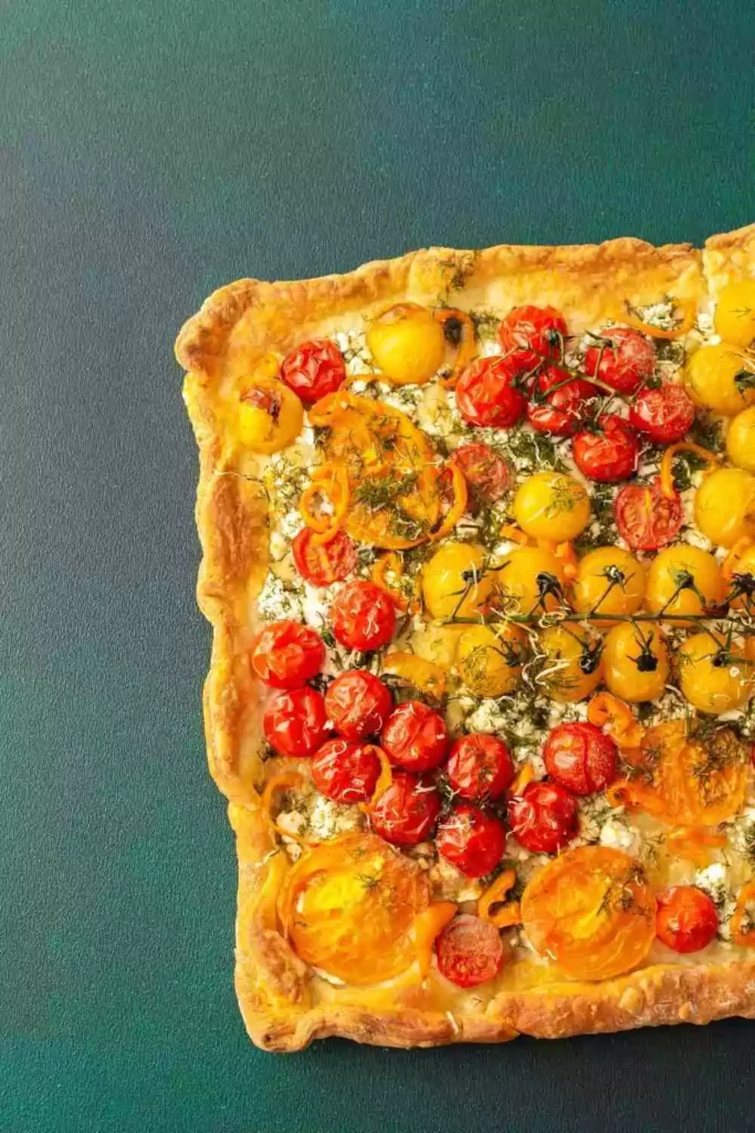 Garden Veggie Tomato Pie