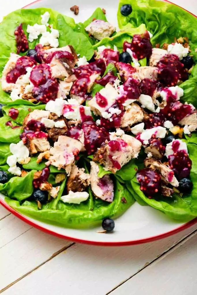 Grilled Chicken Berry Salad
