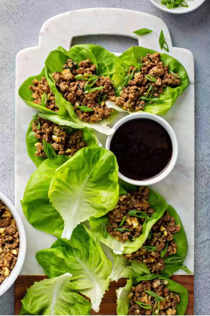 Ground Turkey Lettuce Wraps