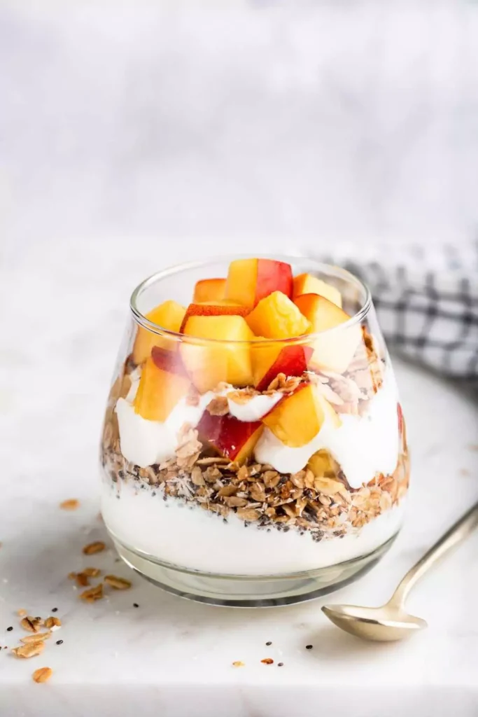  Nectarine and Yogurt Parfait