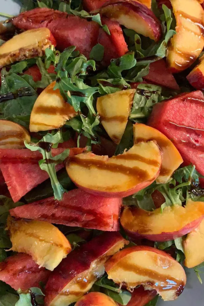 Summer Peach & Burrata Salad