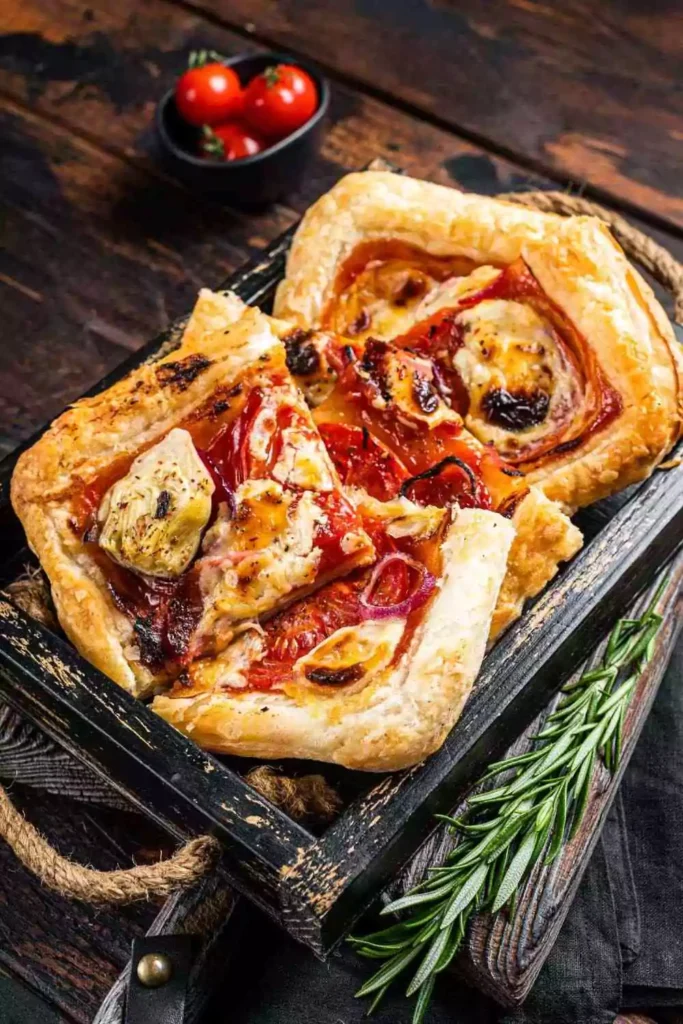  Tomato Pie with Puff Pastry Crust