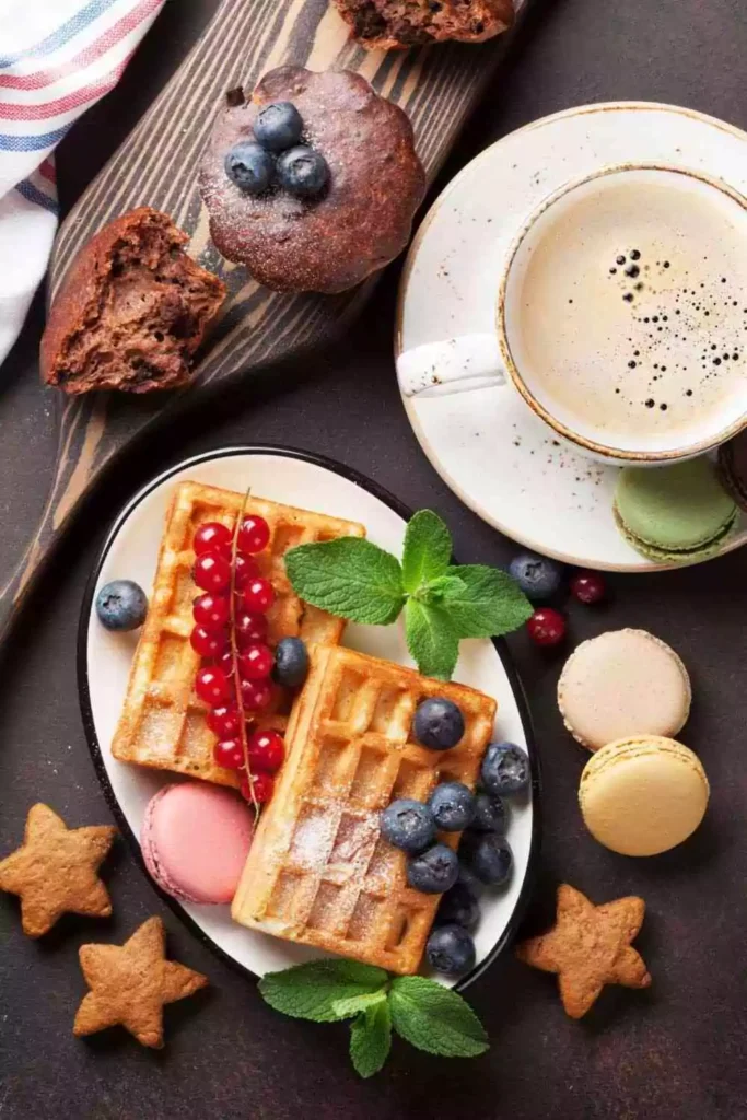 Waffles with Sweet or Savory Toppings